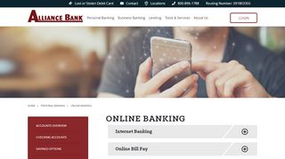 
                            11. Online Banking | Alliance Bank | Western Wisconsin