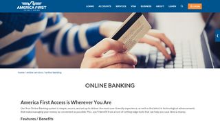 
                            2. Online Banking - America First Credit Union