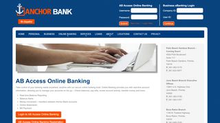 
                            2. Online Banking - Anchor Bank