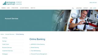 
                            1. Online Banking - Arizona Central Credit Union