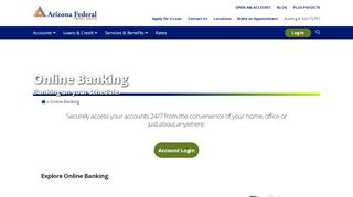 
                            1. Online Banking - Arizona Federal Credit Union