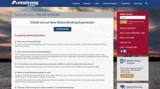 
                            10. Online Banking › Armstrong Bank