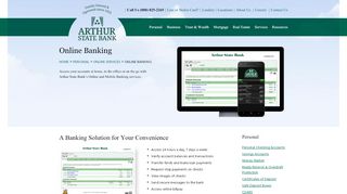 
                            4. Online Banking - Arthur State Bank