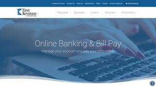 
                            5. Online Banking & Bill Pay | First Keystone …