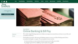 
                            3. Online Banking & Bill Pay | First Southern National …