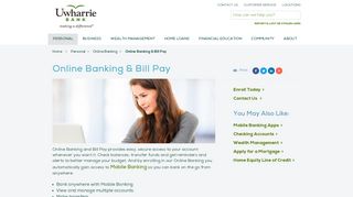 
                            3. Online Banking & Bill Pay - Uwharrie Bank