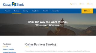 
                            4. Online Banking > Business | Kitsap Bank