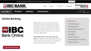 
                            8. Online Banking Center - ibc.com