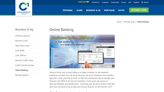 
                            2. Online Banking - Community 1st Credit Union