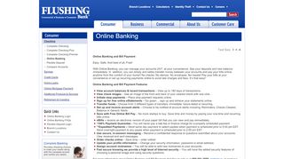 
                            1. Online Banking - Consumer - Flushing Bank