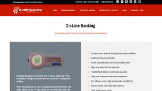 
                            3. OnLine Banking | Cooptavanza R.L