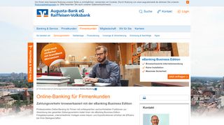 
                            4. Online-Banking Firmenkunden - Augusta-Bank eG Raiffeisen ...