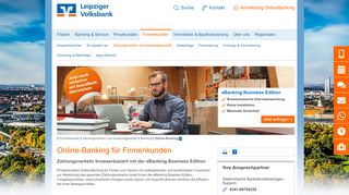 
                            3. Online-Banking Firmenkunden Leipziger Volksbank