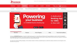 
                            4. Online Banking for Business Banking Customers - RAKBANK