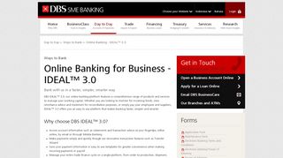 
                            1. Online Banking for Business, DBS IDEAL™ 3.0 | DBS Bank Indonesia