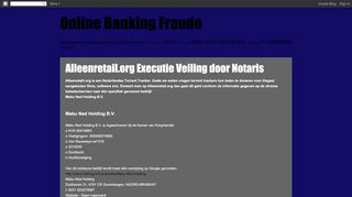 
                            2. Online Banking Fraude: Alleenretail.org Executie …