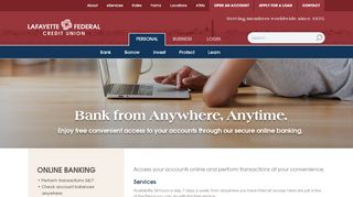 
                            8. Online Banking | Lafayette Federal Credit Union | Now ...