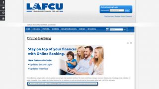 
                            2. Online Banking - LAFCU