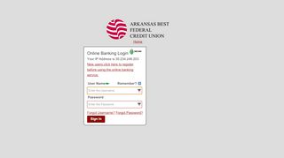 
                            6. Online Banking Login - Arkansas Best FCU