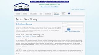 
                            2. Online || Banking Login - Aroostook Saving & Loan