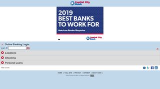 
                            1. Online Banking Login - Capital City Bank