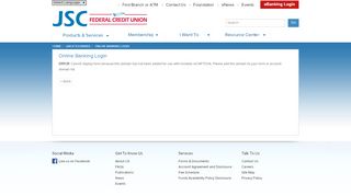 
                            2. Online Banking Login - JSC Federal Credit Union