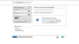 
                            3. Online Banking Login - Member One FCU