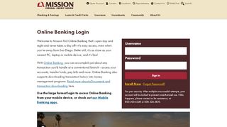 
                            9. Online Banking Login | Mission Federal Credit …