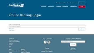
                            8. Online Banking Login (mobile menu) - Coast …