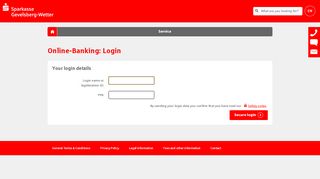 
                            6. Online-Banking: Login - sparkasse-gw.de