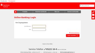 
                            6. Online-Banking: Login | Sparkasse Herford