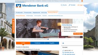 
                            2. Online-Banking - Mendener Bank eG