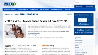 
                            9. Online Banking | Metro Federal Credit Union