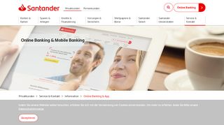 
                            2. Online Banking & Mobile Banking - Santander