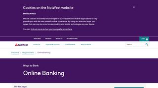 
                            1. Online Banking | NatWest
