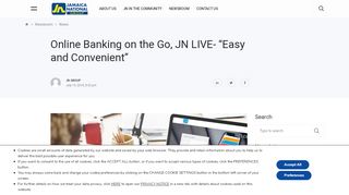 
                            5. Online Banking on the Go, JN LIVE- “Easy and Convenient ...