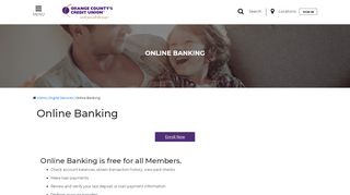 
                            5. Online Banking | Orange County's Credit Union