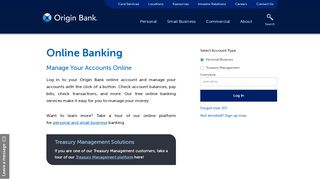
                            8. Online Banking | Origin Bank