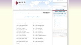 
                            5. Online Banking Overseas Login - Boc