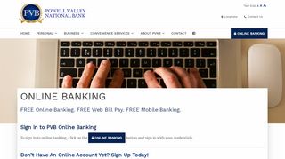 
                            5. Online Banking - Powell Valley National Bank