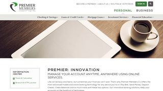 
                            2. Online Banking - Premier Members Credit Union