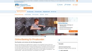
                            2. Online-Banking | Raiffeisenbank im Allgäuer Land eG