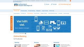 
                            2. Online-Banking - Raiffeisenbank Kempten-Oberallgäu eG