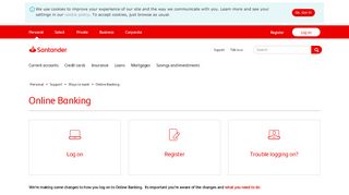 
                            2. Online Banking | Santander UK