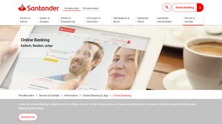 
                            2. Online Banking - Santander