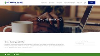 
                            6. Online Banking - Security Bank of Kansas City