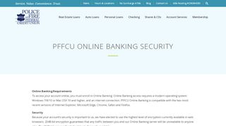 
                            4. Online Banking Security | PFFCU - Police and Fire Federal ...