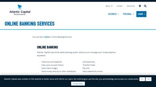 
                            10. Online Banking Services - atlanticcapitalbank.com