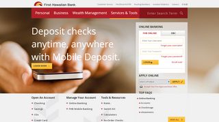 
                            2. Online Banking Services - First Hawaiian Bank