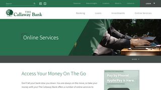 
                            9. Online Banking Services Mid-Missouri | The Callaway Bank